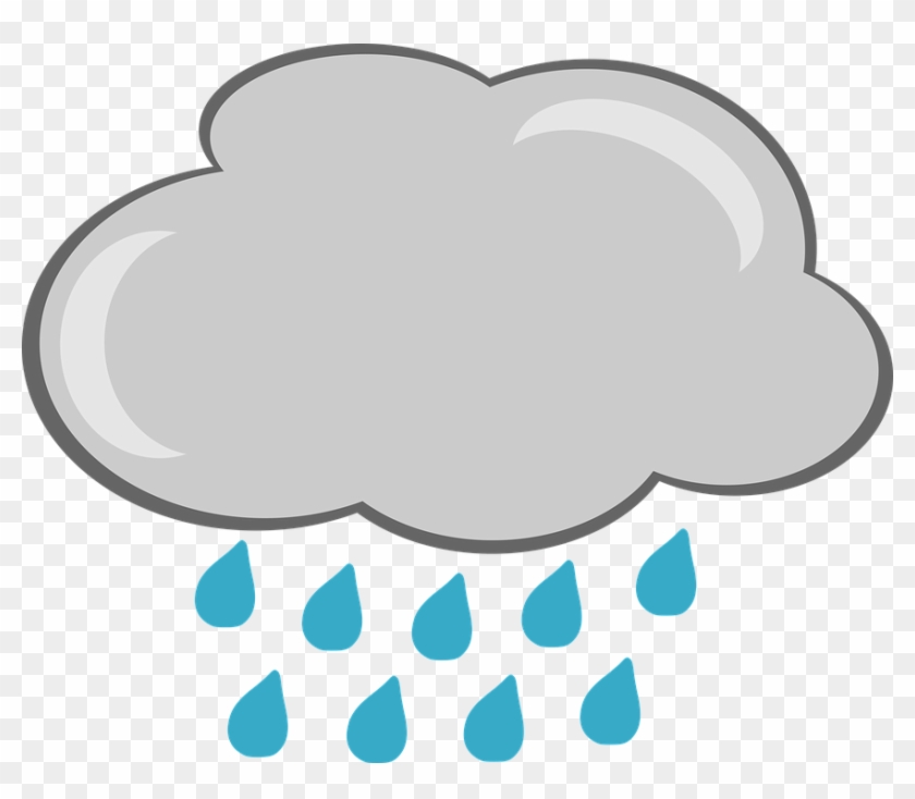 Rain Cloud Weather Graphics Figure Cloud C - Clipart Regenwolke #211317