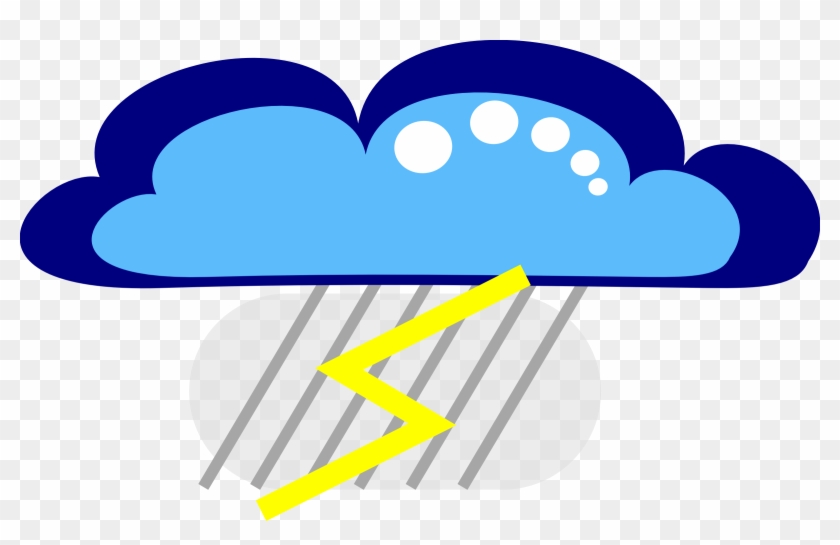 Cloud Clipart - صورة رعد كرتون #211325