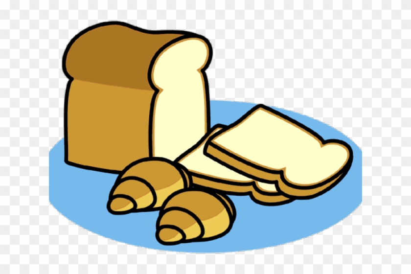 Bread Clipart Gambar - Clip Art Food #1341354