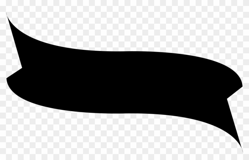 Download Ribbon Shape Clipart Black Ribbon Clip Art - 34605 #1341365