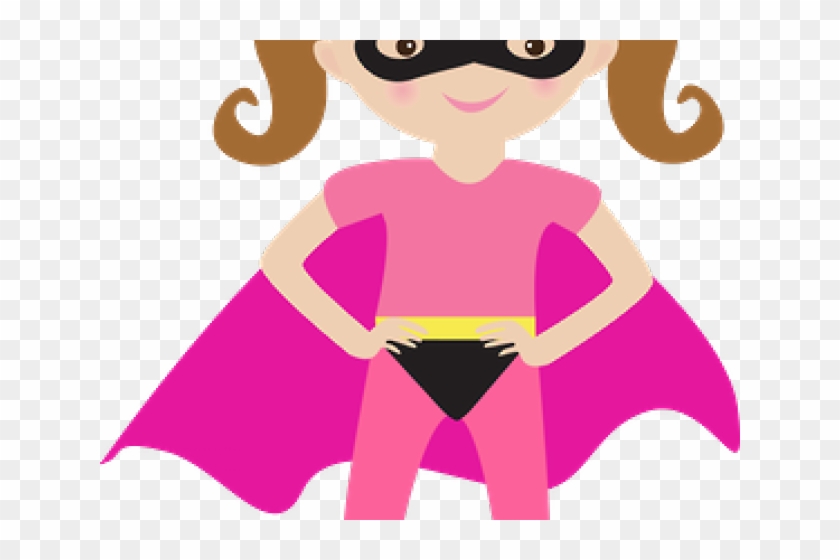 Super Girl Clipart Halloween - Super Heroes Png Baby Girl #1341454