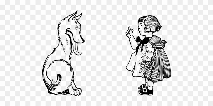 Wolf Human Finger Drawing /m/02csf - Wolf #1341512