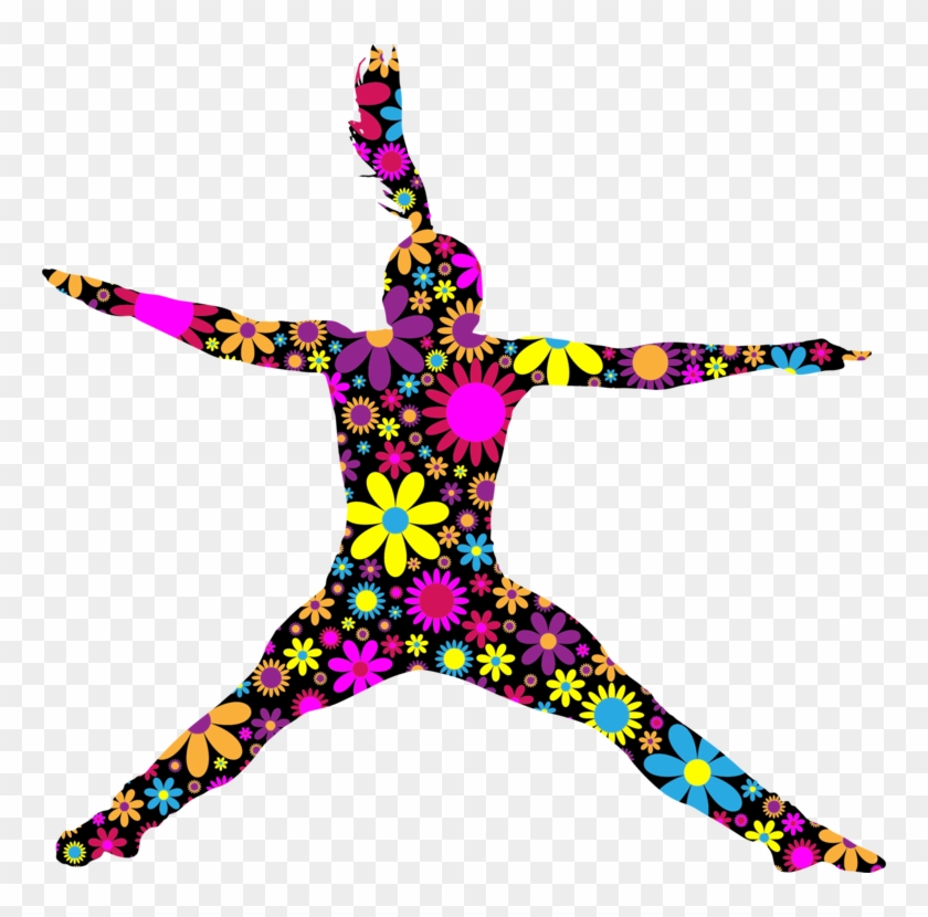 All Photo Png Clipart - Jumping Silhouette Girl Color #1341557