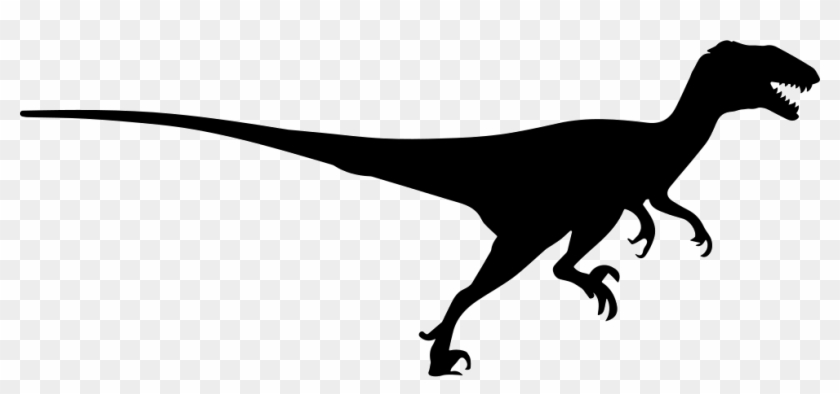 Deinonychus Dinosaur Silhouette Side View Comments - Velociraptor Silhouette #1341569