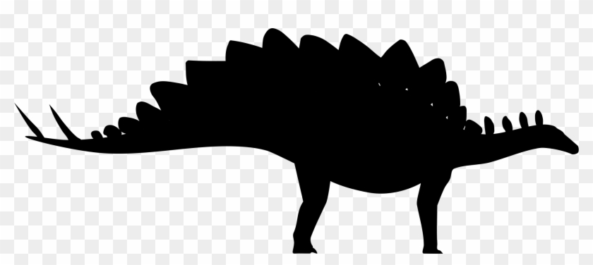 File - Stegosaurus Silhouette - Svg - Wikimedia Commons #1341587