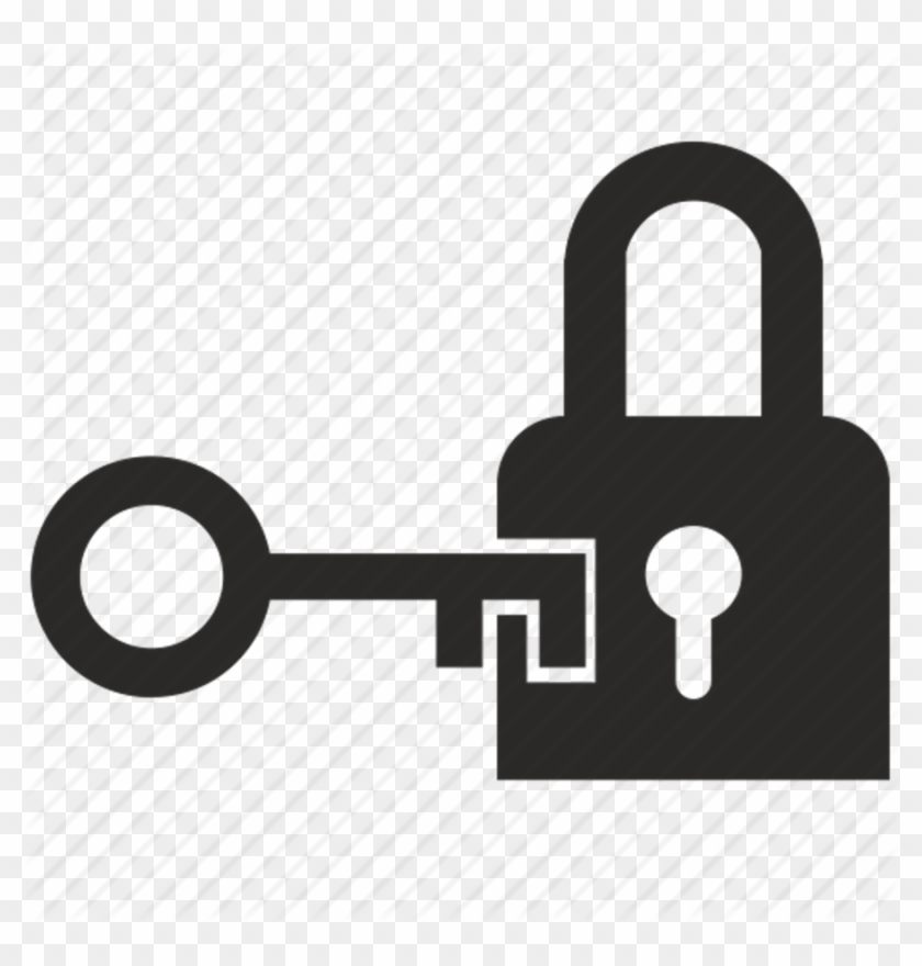 Download Key Opening Door Icon Clipart Padlock Key - Clip Art Key And Door #1341605