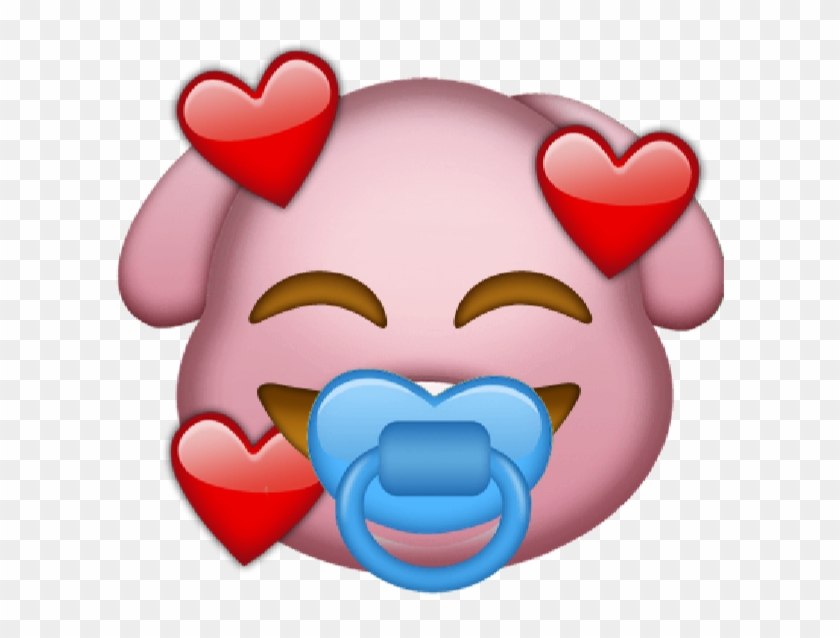 Pig Emoji Emojisticker Baby Babypig Cute Smile Freetous - Cuteness #1341664
