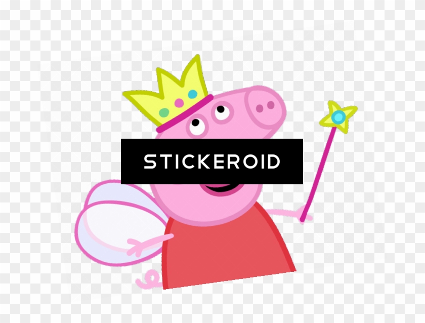 Peppa Pig Queen - Peppa Hada Pig Vector #1341665