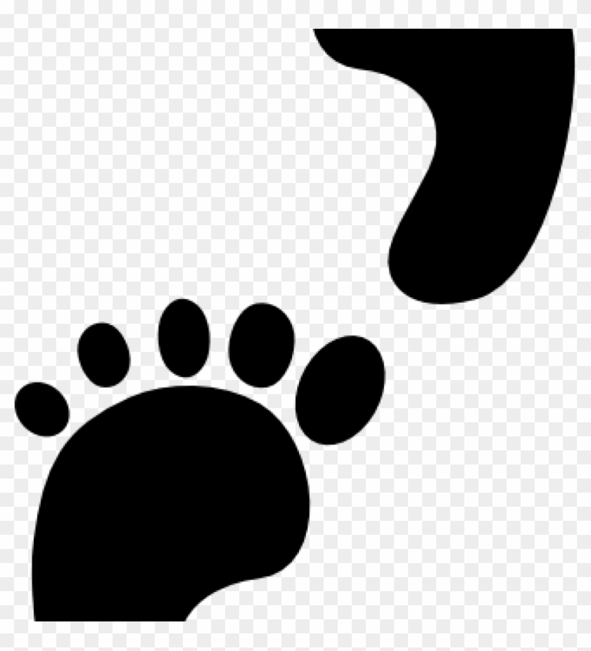 Free Clip Art Footprints Cartoon Footprints Clipart - Foot Print Cartoon #1341686