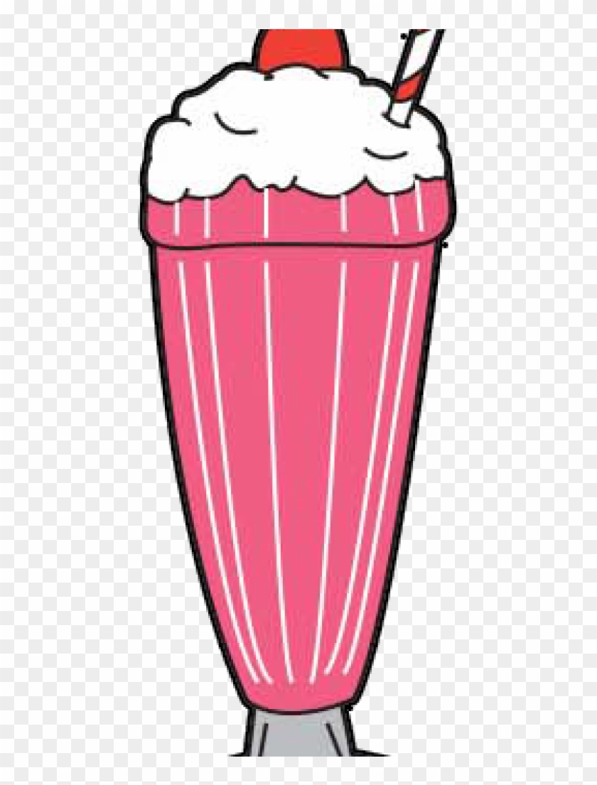 Milkshake Clipart Milkshake Banner Black And White - Clip Art #1341706