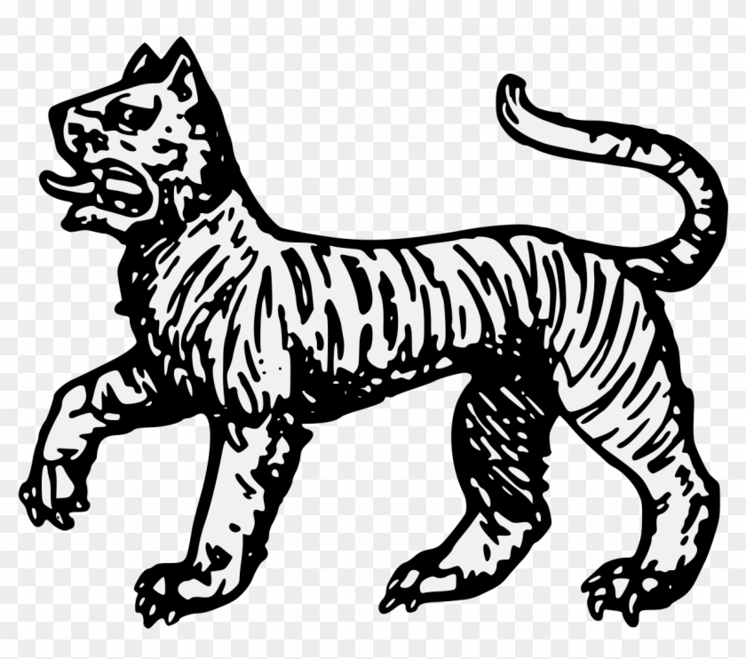 Pdf - Heraldic Tiger #1341783