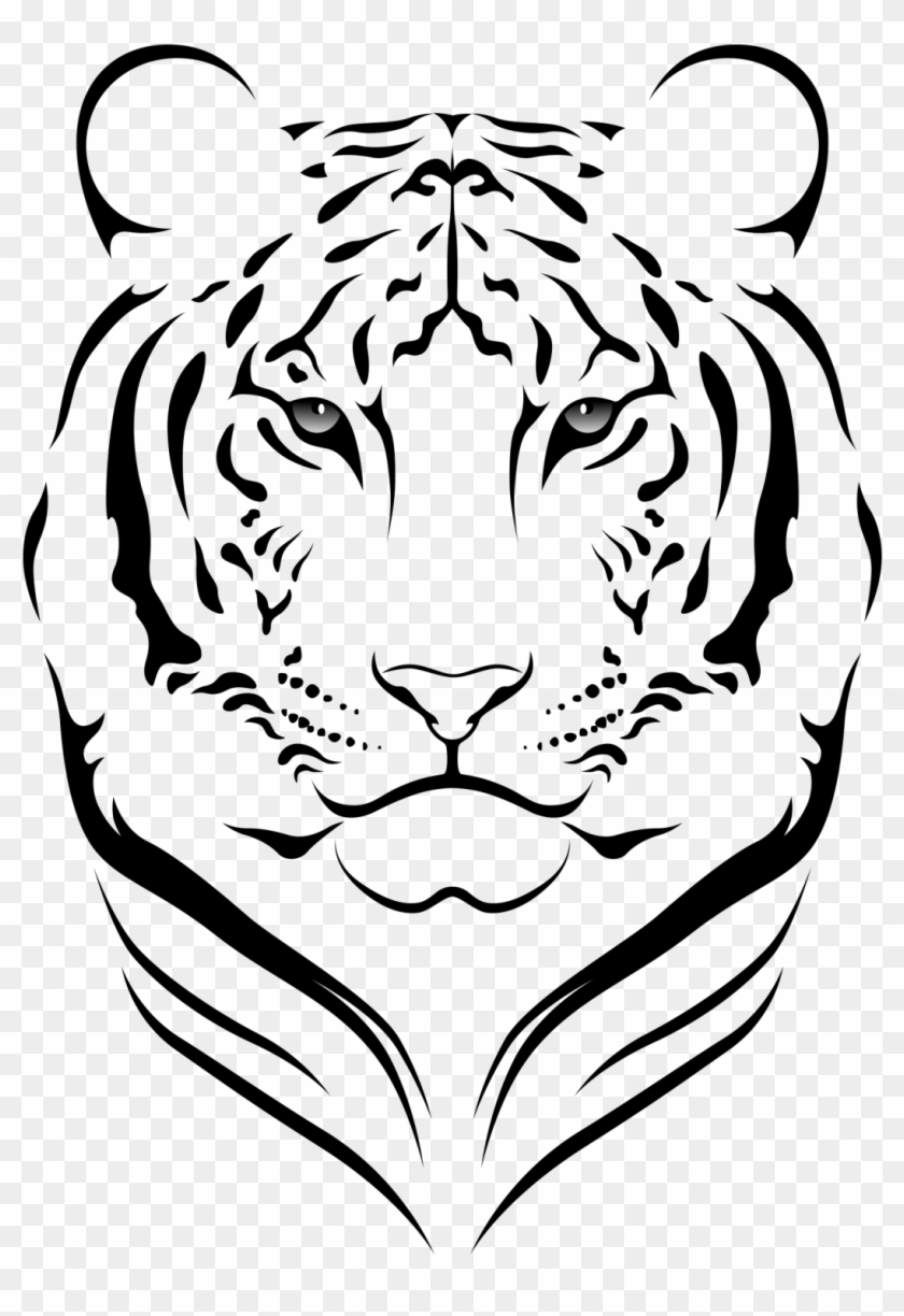 Large Size Of How To Draw A Baby Bengal Tiger Snow - Tattoo Tiger Tribal #1341800