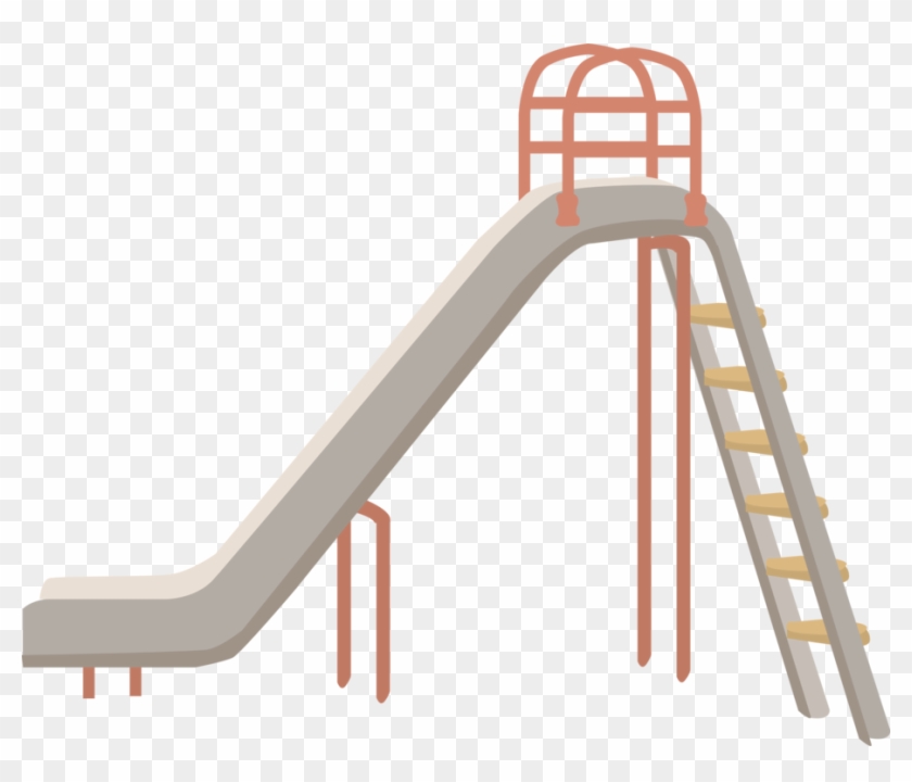 Playground Slide Park Kompan - Playground Slide Clipart #1341817