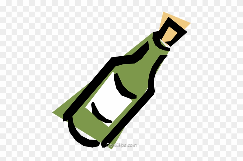Wine Bottles Royalty Free Vector Clip Art Illustration - Goodlife Wine Bottles #1341819