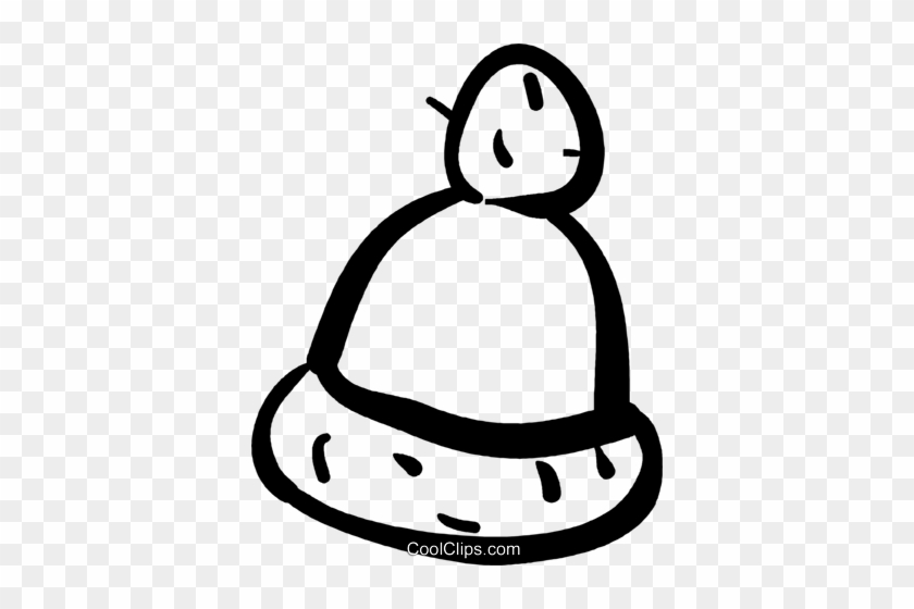 Winter Hat Royalty Free Vector Clip Art Illustration - Winter Hat Clip Art #1341890