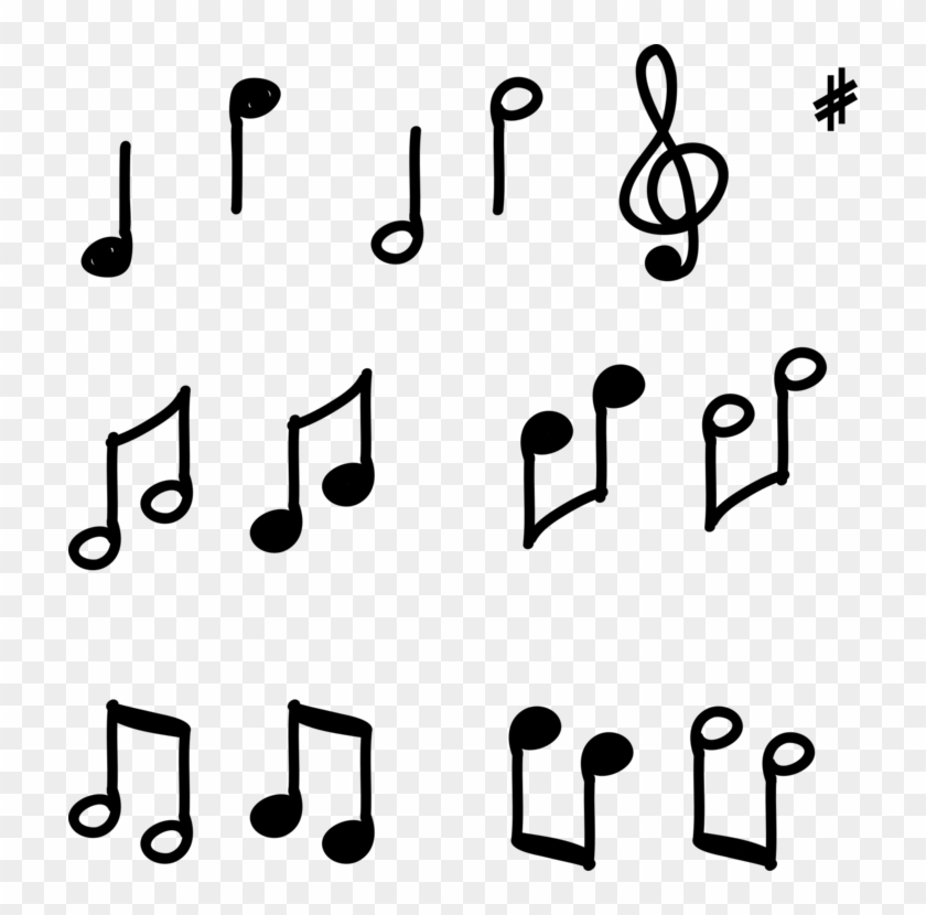All Photo Png Clipart - Piano Notes #1341917