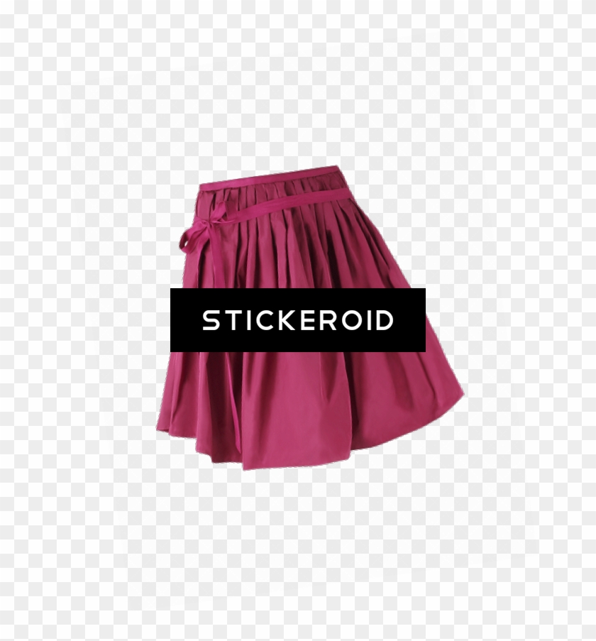 Skirt Pink Ribbon - Miniskirt #1341961