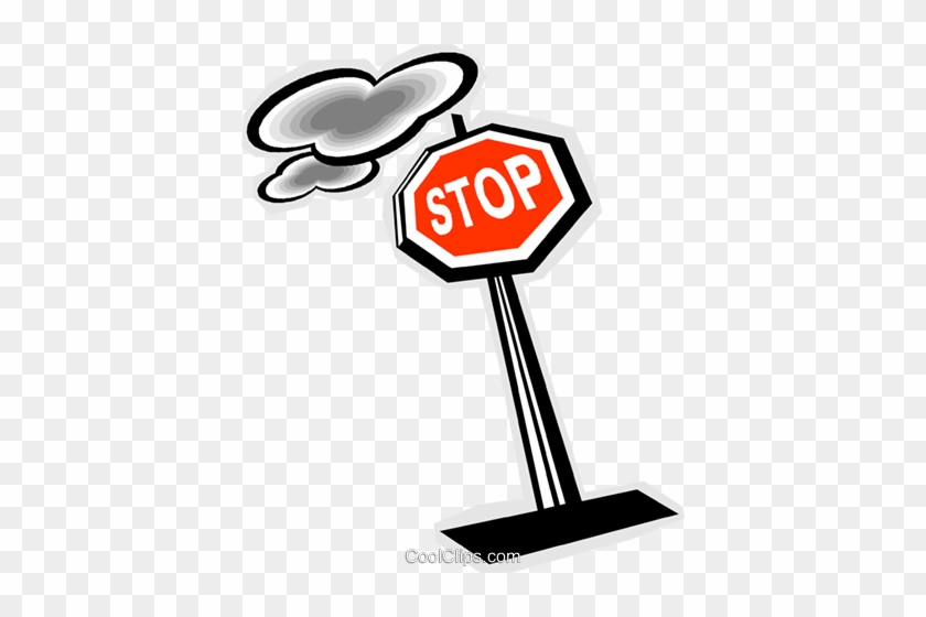 Stop Sign Royalty Free Vector Clip Art Illustration - Bild #1342018