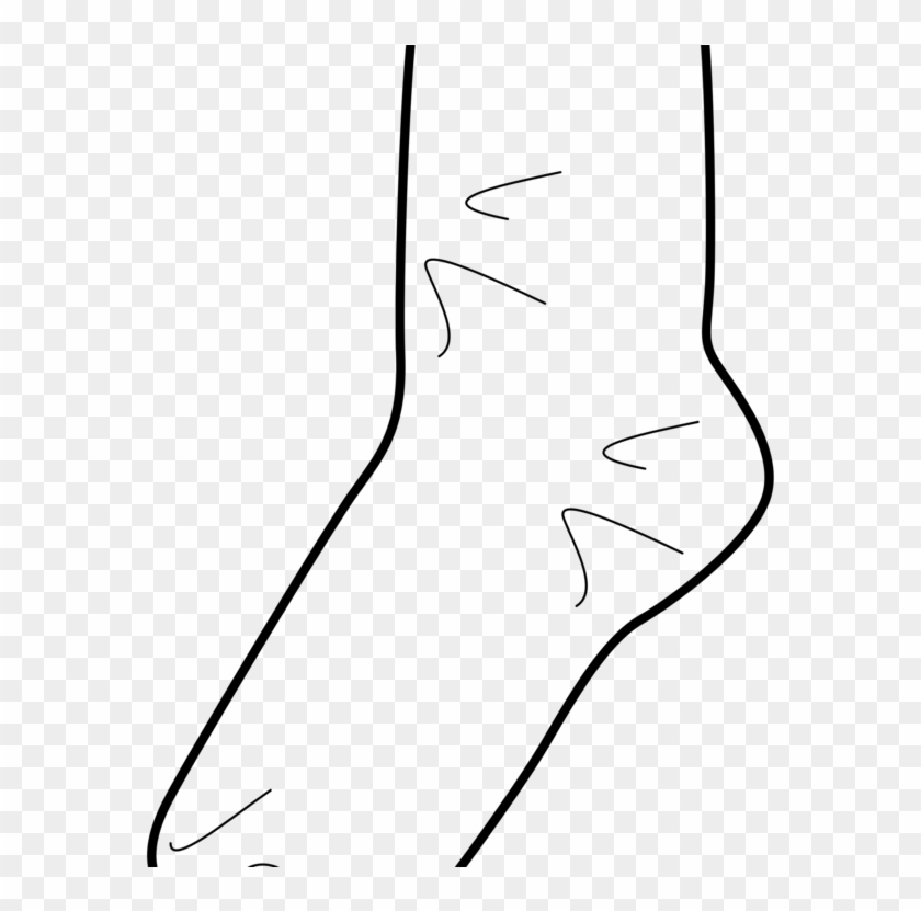 Line Art Thumb Sock Drawing - Line Art #1342047
