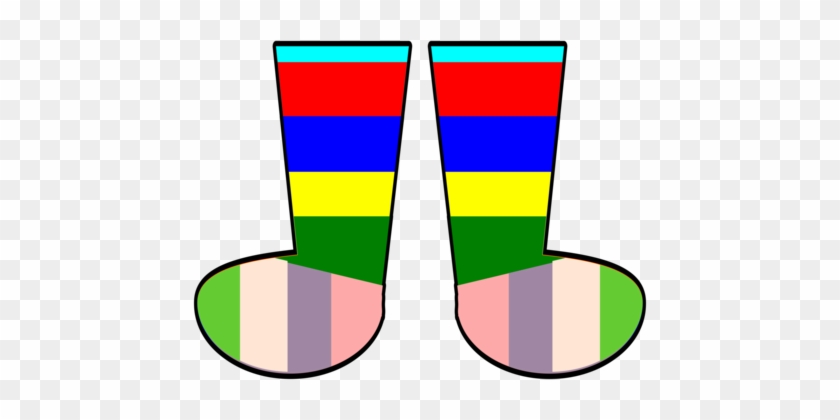 Clip Art Crazy Sock Clothing Computer Icons Undergarment - Silly Socks Clip Art #1342070
