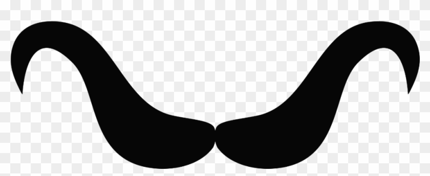 Transparent Background Mustaches Clip Art Black And - Logo #1342085