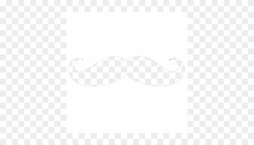Mustache White Images - Happy Birthday Mustache #1342091