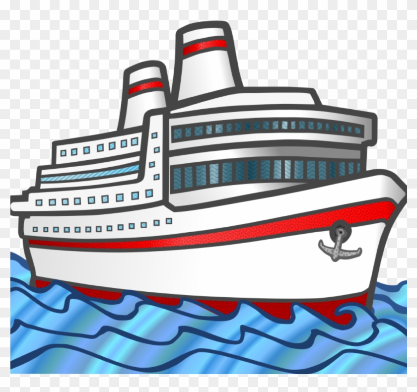 Ship Cliparts Cruise Ship Encode Clipart To Base64 - Black And White Ship Clip Art #1342103