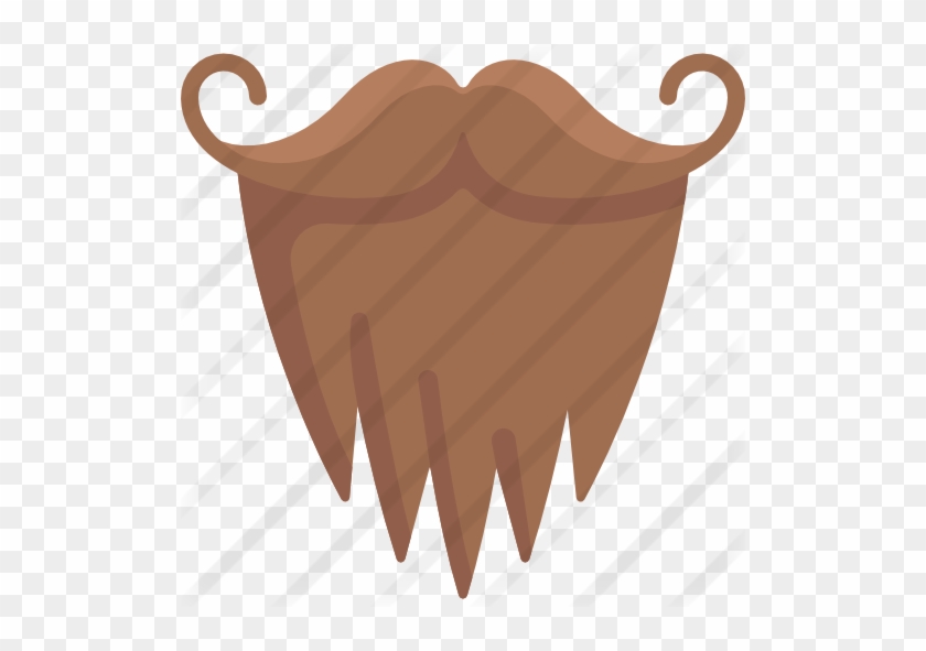 Mustache With Beard Free Icon - Beard #1342111