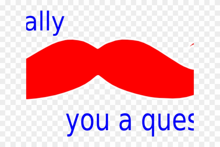 Moustache Clipart Red Mustache - Red Mustache Clip Art #1342122