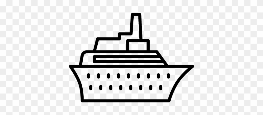 Cruise Liner Boat Vector - Cruise Ship #1342133