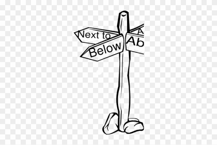 Direction Clipart Clip Art - Cross Roads Sign #1342162