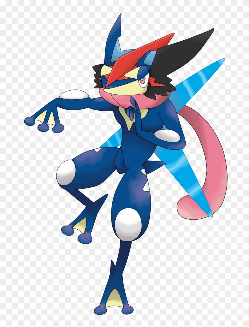 Png Free Greninja Ash By Waitochan On Deviantart - Ash Greninja #1342164