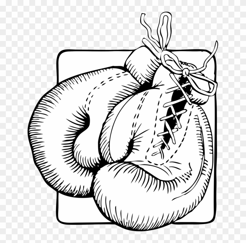 Boxing Glove Baseball Glove Computer Icons Free Commercial - Guantes De Box Dibujo A Lapiz #1342168