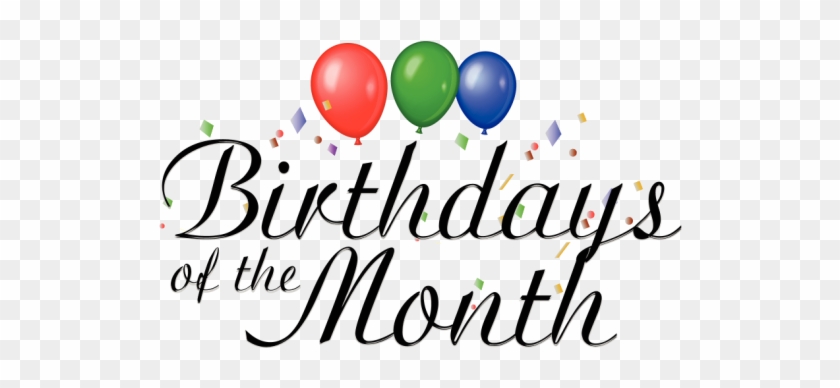 Permalink To January Birthday Clipart - Birthdays Of The Month #1342267