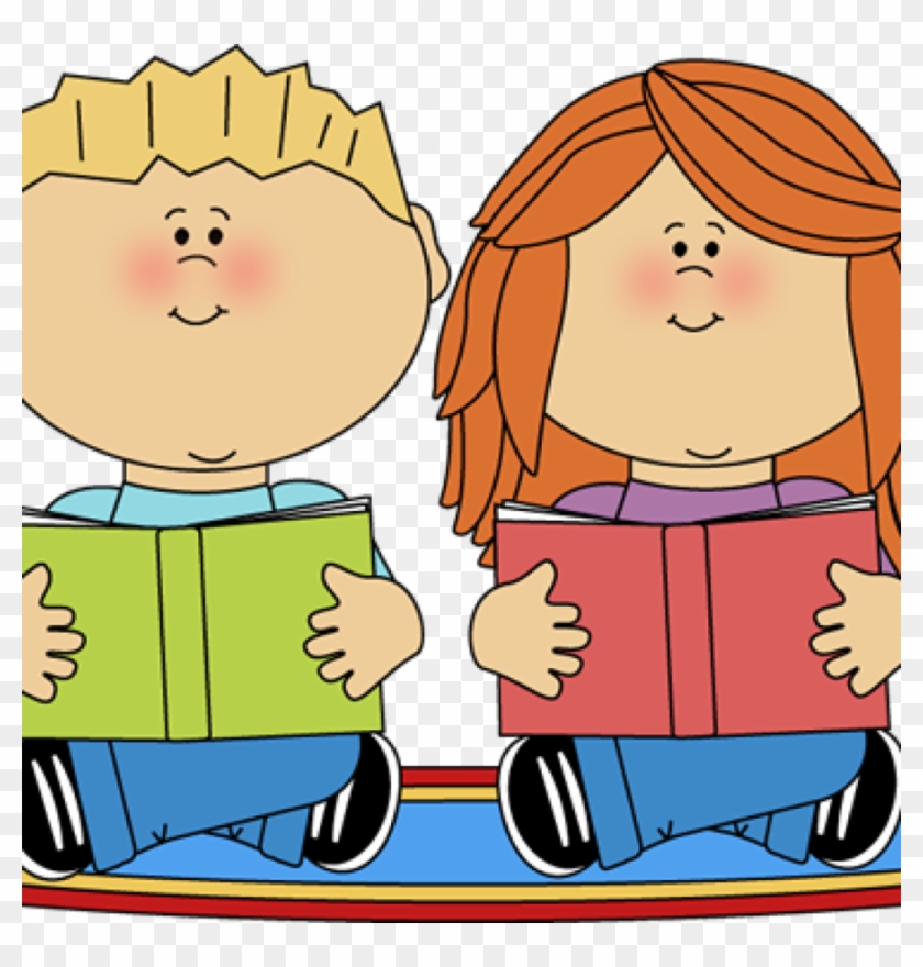 Audio Books Kids Clipart Book Reading Clip Art - Teacher Office Clip Art #1342321