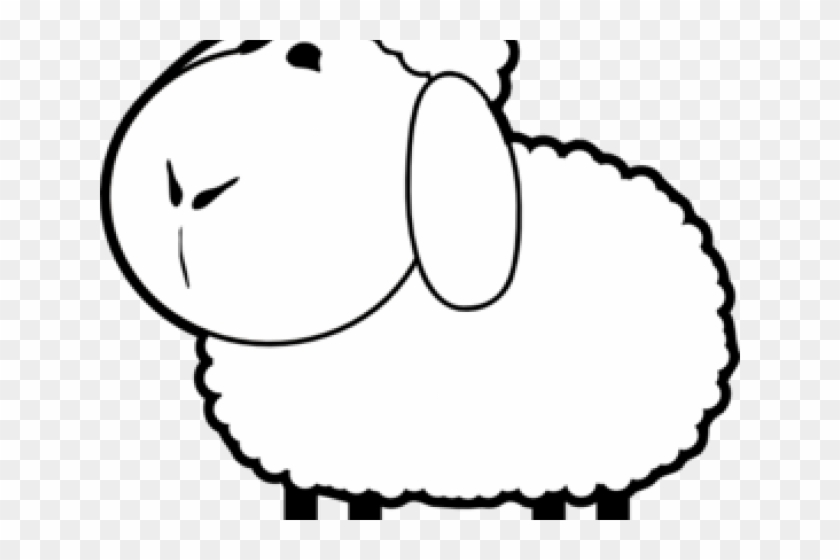 Cartoon Sheep Clipart - Cartoon Sheep Transparent Background #1342347