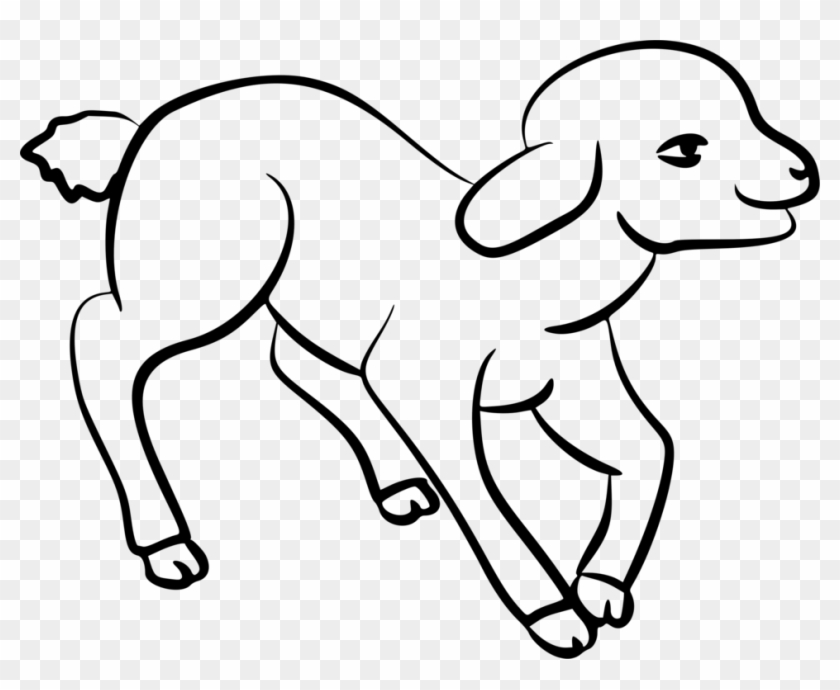 Sheep Coloring Book Dog Breed Drawing Black And White - Sheep #1342353