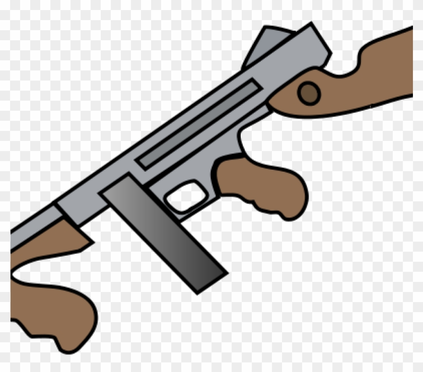Gun Clipart Free Free Clipart Tommy Gun Wildchief Clipart - Ww1 Machine Gun Clipart #1342367