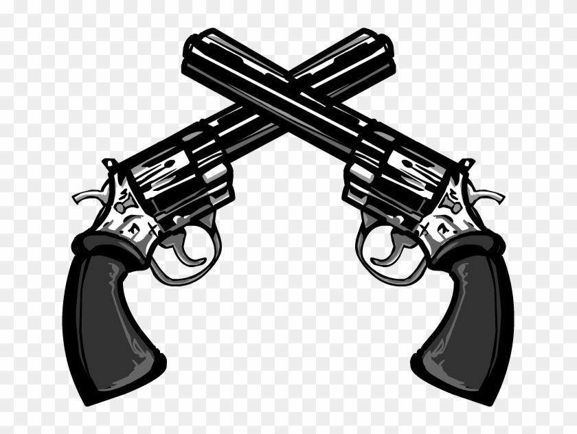 Double Pistol Png Clipart Gun Pistol - Gender Reveal Party Favors Team Tiaras Team Pistols #1342376