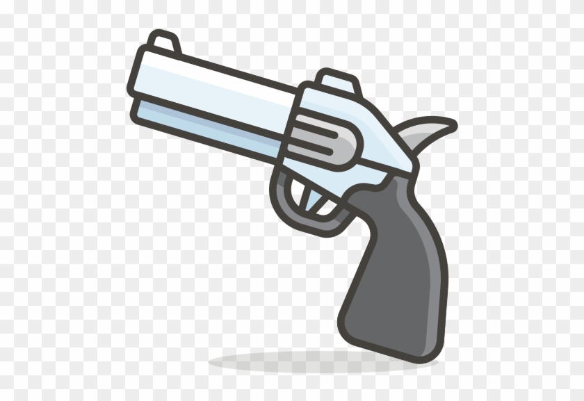 Pistol Icon Free Of Vector Emoji - Emoji Pistola Png #1342382