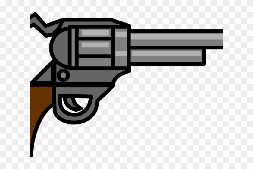 Pistol Clipart Double Pistol - Revolver Clipart Transparent Background #1342401