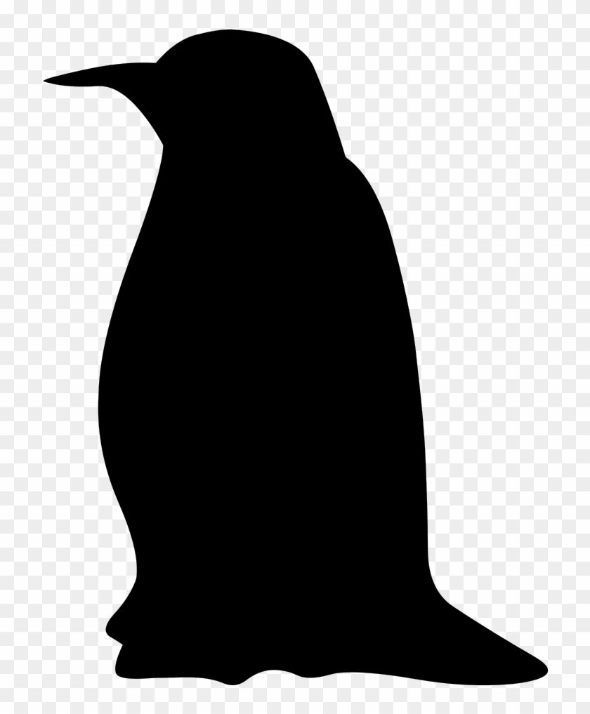 Medium Image Png - Penguin Silhouette Clip Art #1342424