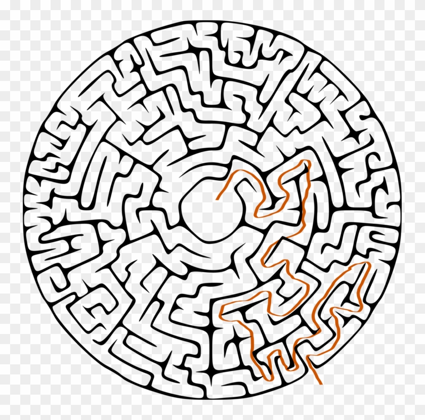 All Photo Png Clipart - Circular Maze #1342505