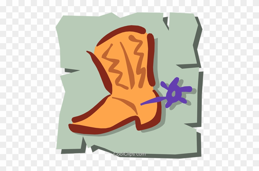 Cowboy Boots Royalty Free Vector Clip Art Illustration - Illustration #1342599