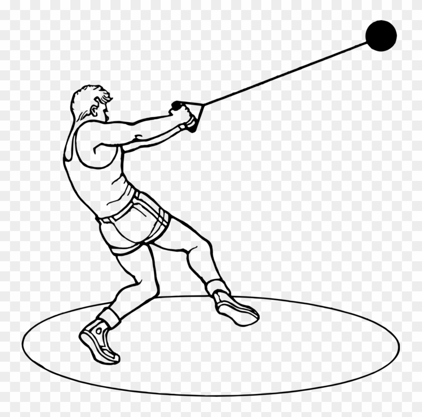 All Photo Png Clipart - Lanzamiento De Martillo Dibujo #1342622