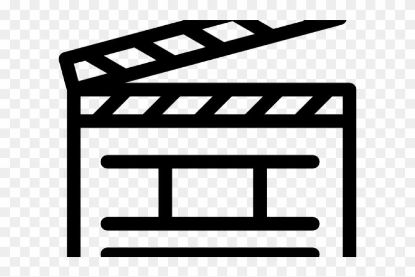 Clapperboard Clipart Lights Camera Action - Icones De Cinema Png #1342648