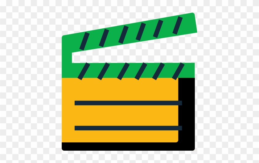 Clapperboards, Fill, Flat Icon - Icon #1342653