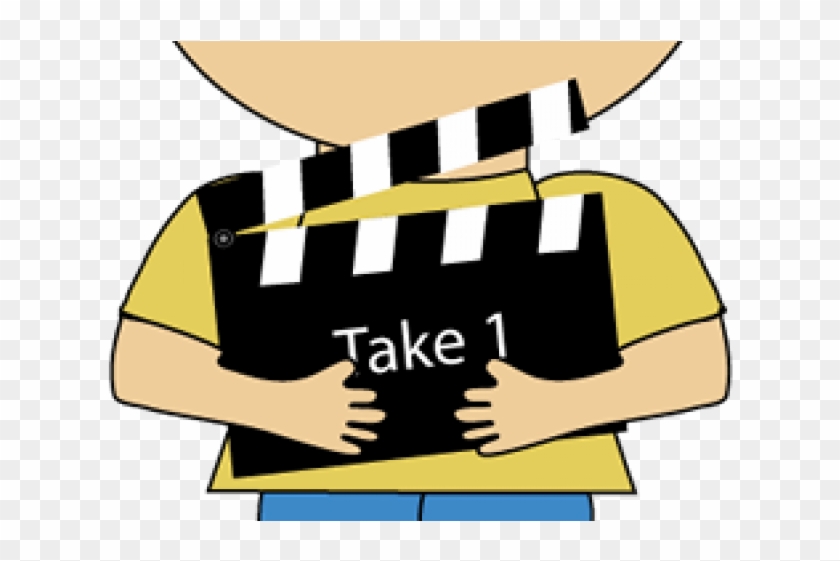 Clapperboard Clipart Movie Theater - Film #1342659