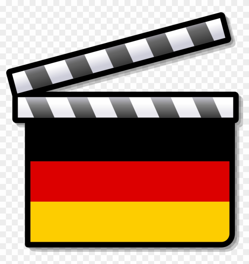 Germany Film Clapperboard - One Act Play Logo #1342669