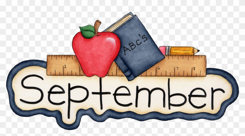 Month September Clip Art Black And White Techflourish - September Calendar Clip Art #1342736